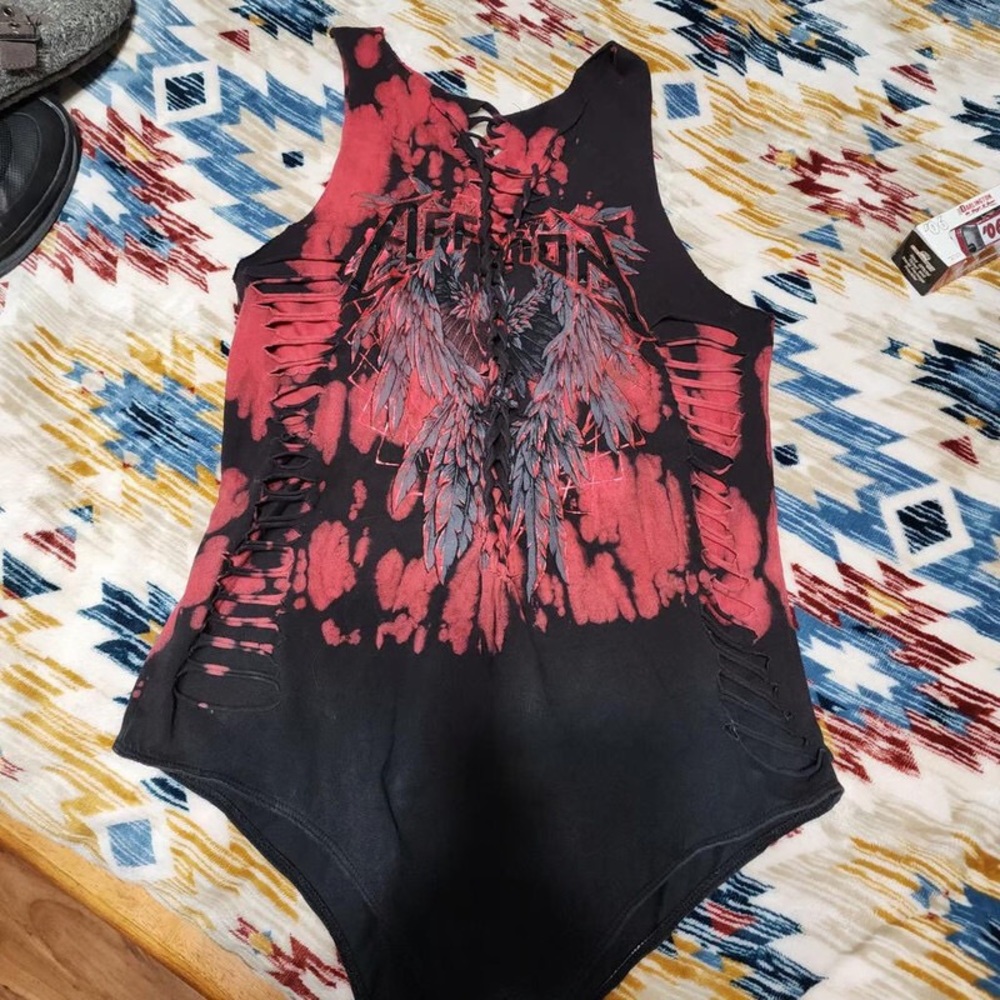 AFFLICTION BODY SUIT LARGE - Picture 3 of 5